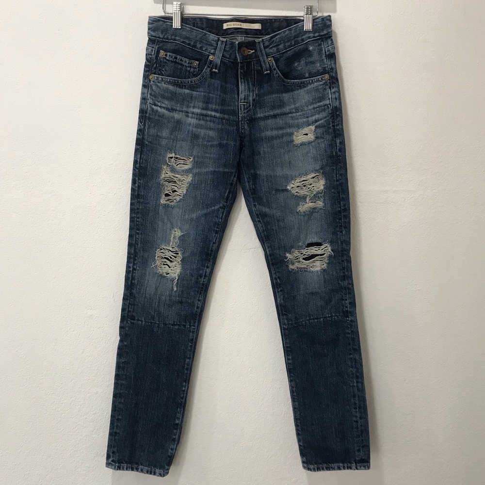 Big Star low rise boyfriend jeans